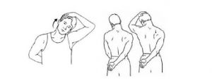 Stretching del trapezio Stretching del trapezio